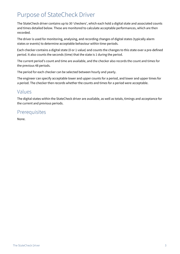 Preview thumbnail of page 3 of the StateCheck Driver Manual PDF document.